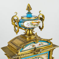 JAPY FRERES Antique Bronze Mantel Clock