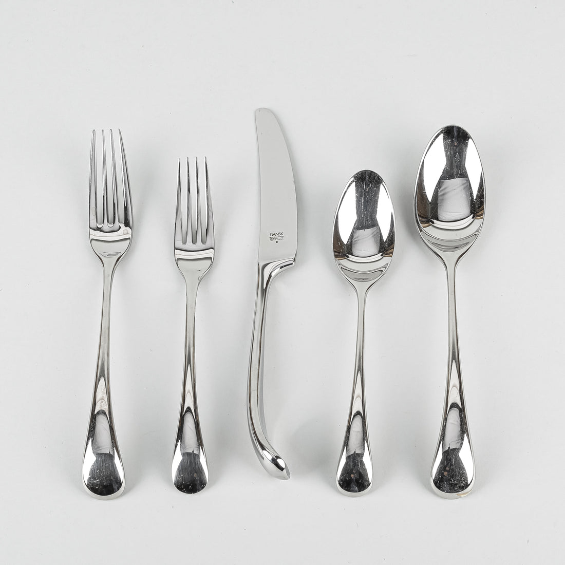 DANSK Torun Stainless Steel Flatware 6 Place Settings Plus Extras