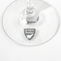 ORREFORS Optica Symphony Champagne Flutes Set of 4