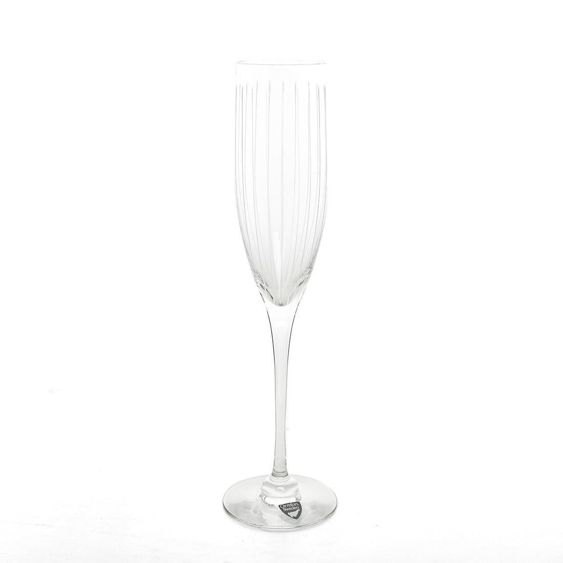 ORREFORS Optica Symphony Champagne Flutes Set of 4