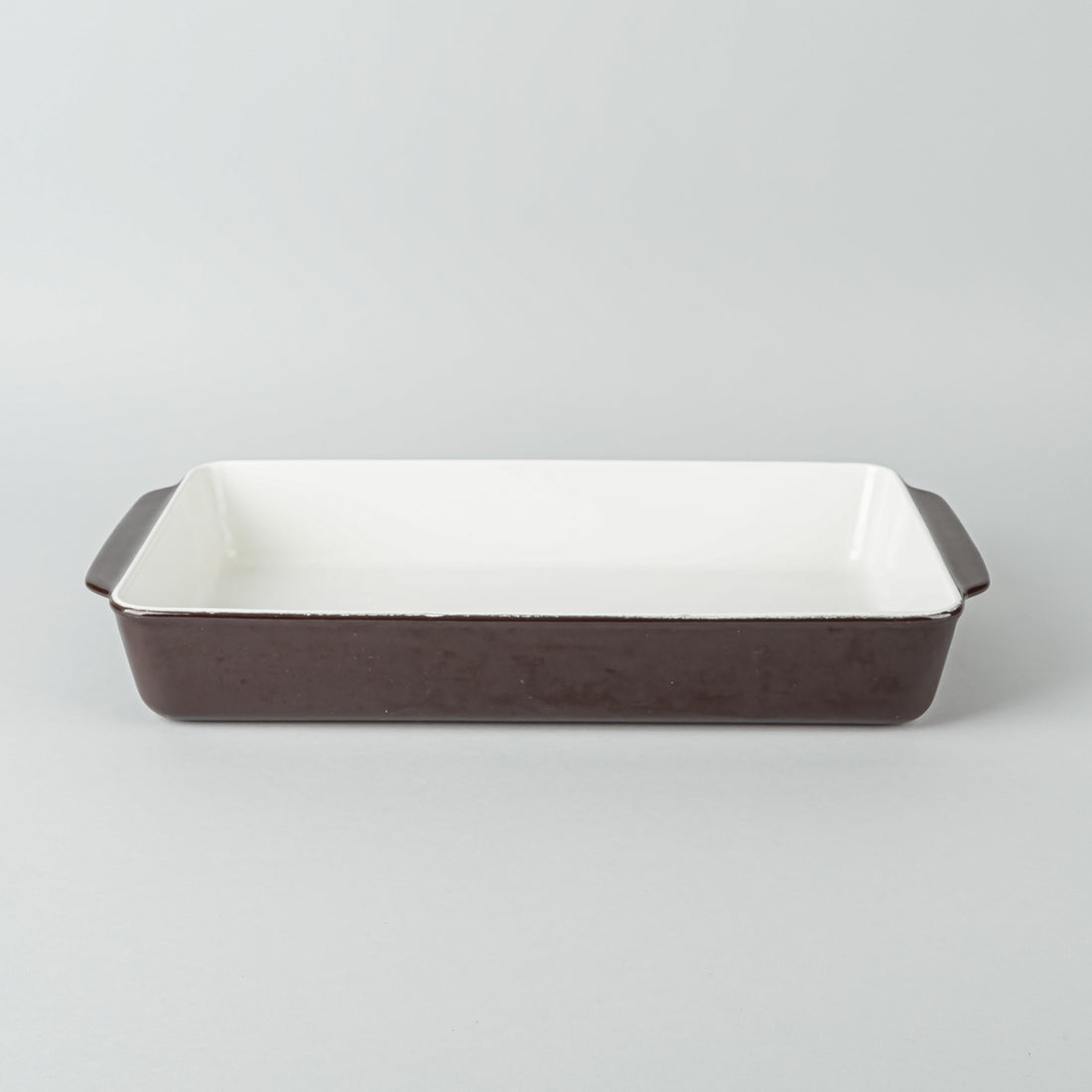 COPCO Michael Lax Enamel Cast Iron Bake Dish Brown