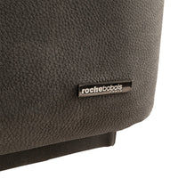 ROCHE BOBOIS Underline Grey Leather Armchairs Set of 2
