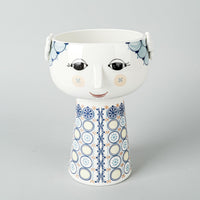 BJORN WIINBLAD Eva Blue Vase