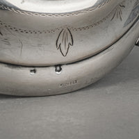 Austria-Hungary 800 Silver Candlesticks Set Of 2