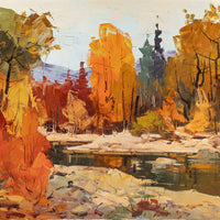 Geza Gordon Marich (Canadian 1913-1985) Autumn Landscape
