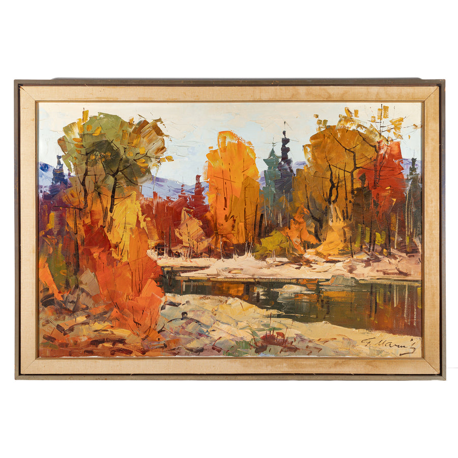 Geza Gordon Marich (Canadian 1913-1985) Autumn Landscape