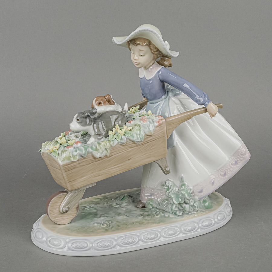 LLADRO Figurine A Barrow Of Fun 5460
