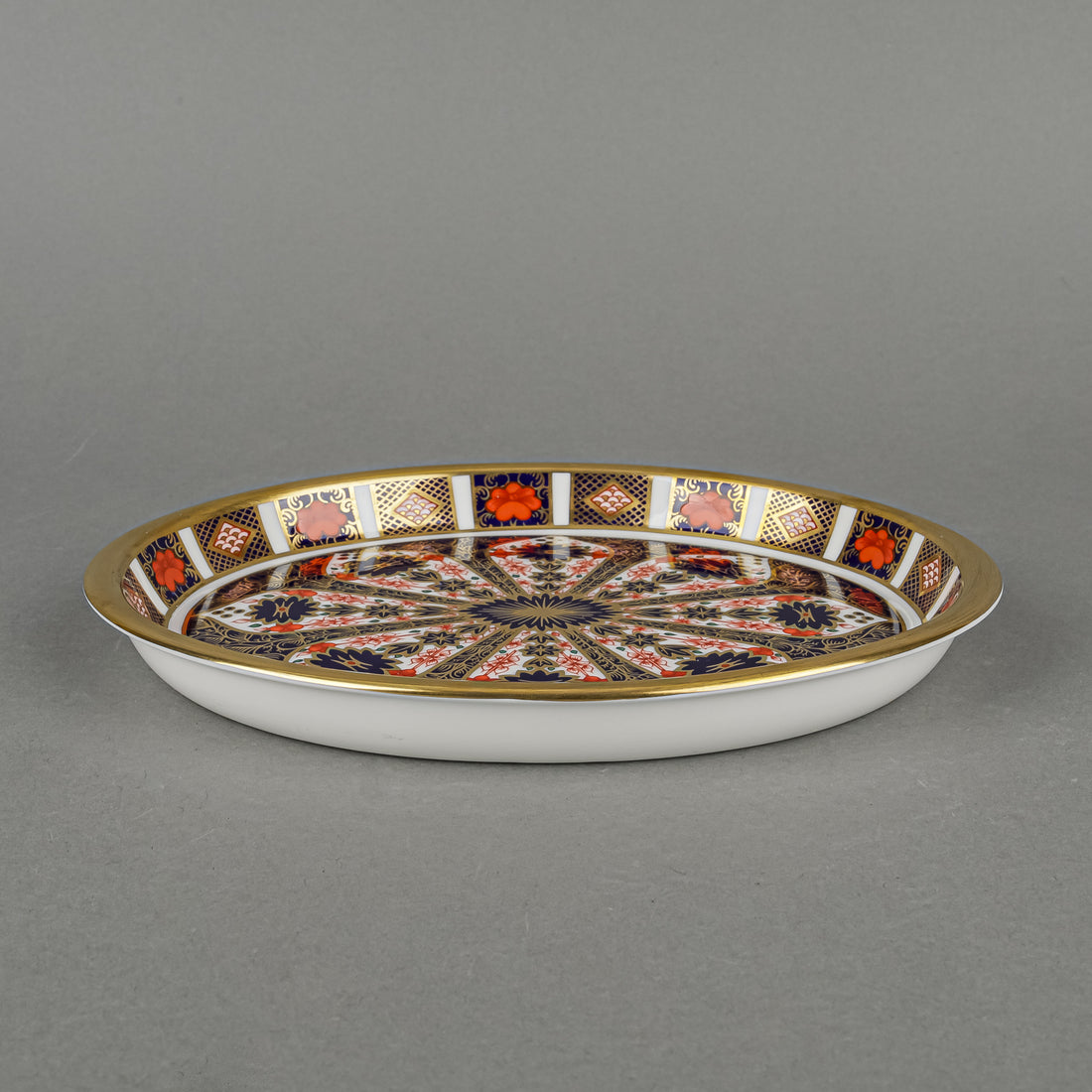 ROYAL CROWN DERBY Old Imari 1128 Oval Tray