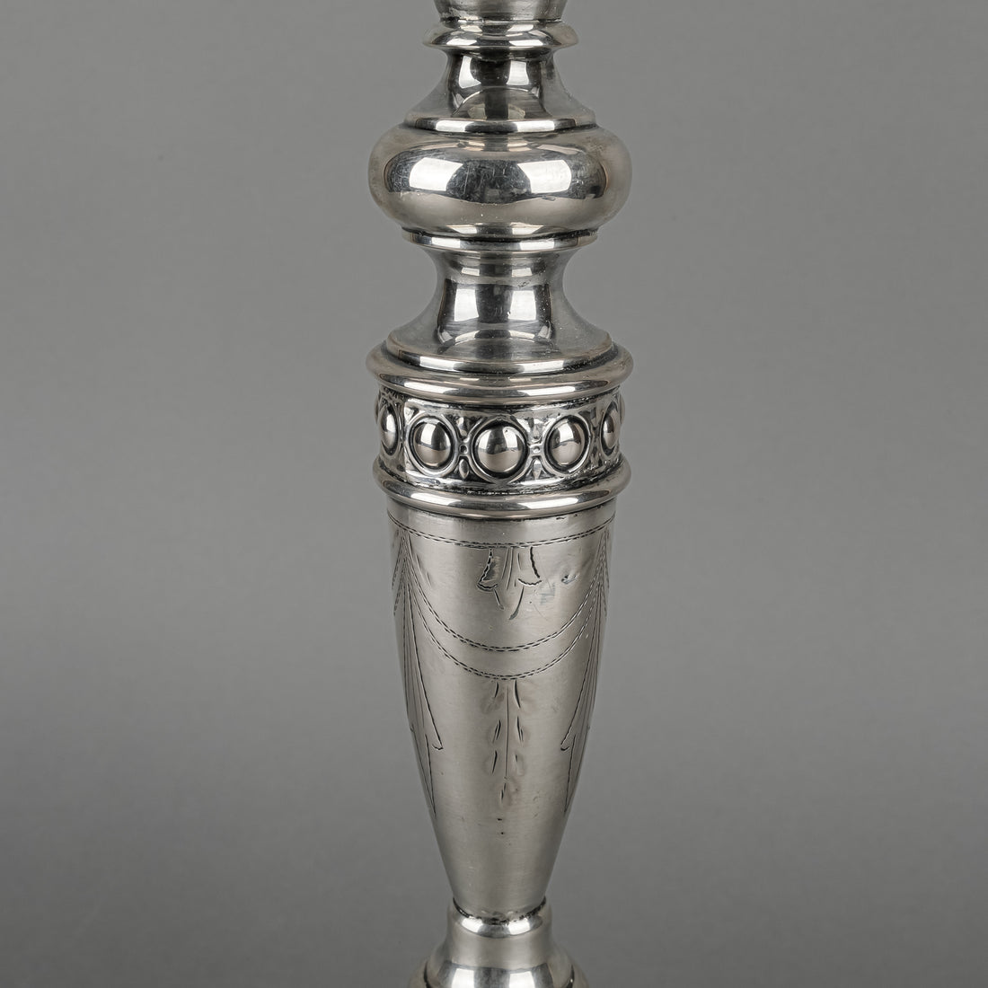 Austria-Hungary 800 Silver Candlesticks Set Of 2