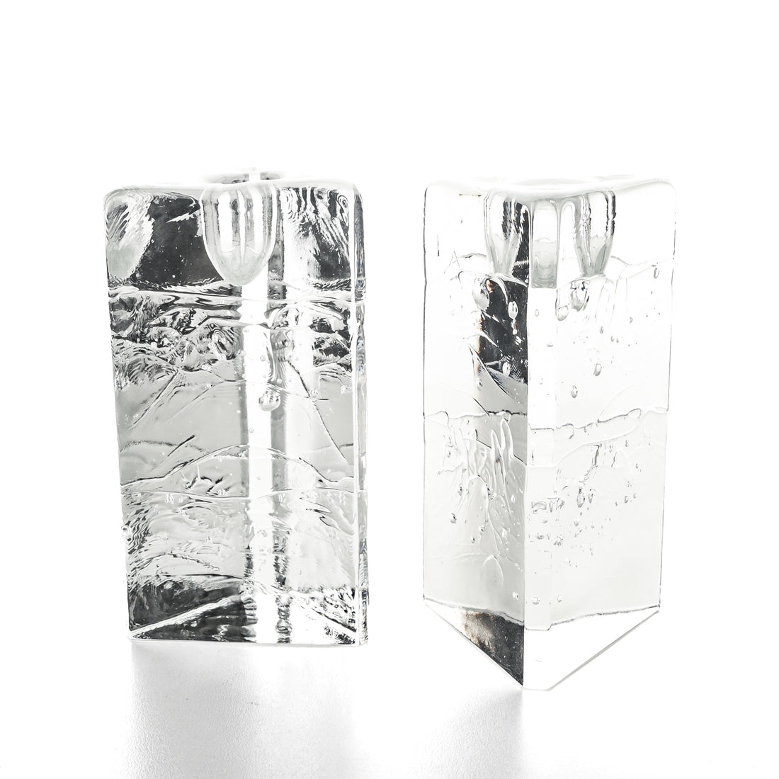 IITTALA Timo Sarpaneva ARKIPELAGO Triangle Candleholder Set of 2