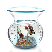 Murano Art Glass Aquarium Fish Bowl Sculpture