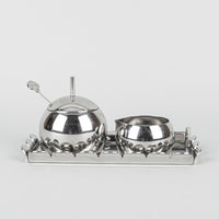 ALLESI Anna Stainless Steel Cream & Sugar Set 5pcs