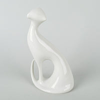 ROYAL DUX Jaroslav Jezek Figurine White Cat 680