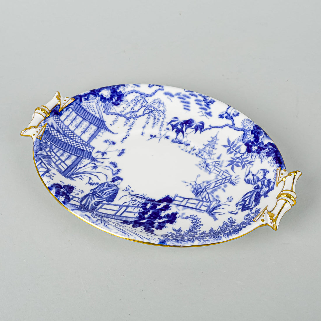 ROYAL CROWN DERBY Mikado Gravy Boat And Stand