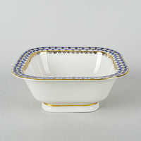 LOMONOSOV Cobalt Net Square Bowl