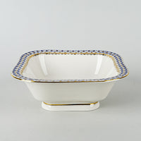 LOMONOSOV Cobalt Net Square Bowl