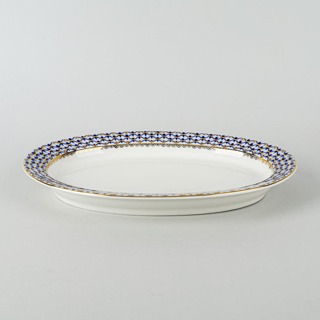 LOMONOSOV Cobalt Net Platter