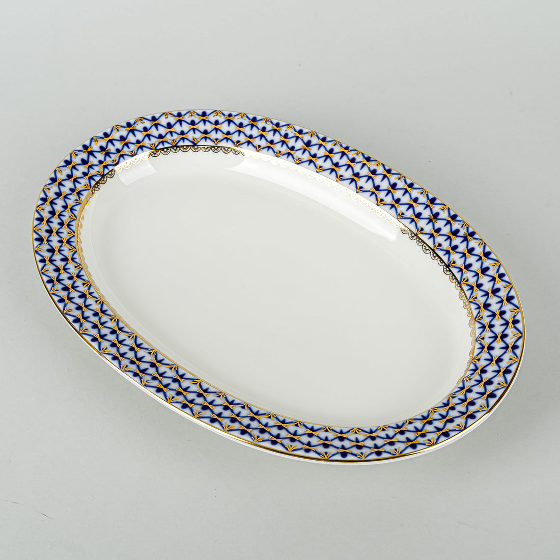 LOMONOSOV Cobalt Net Platter