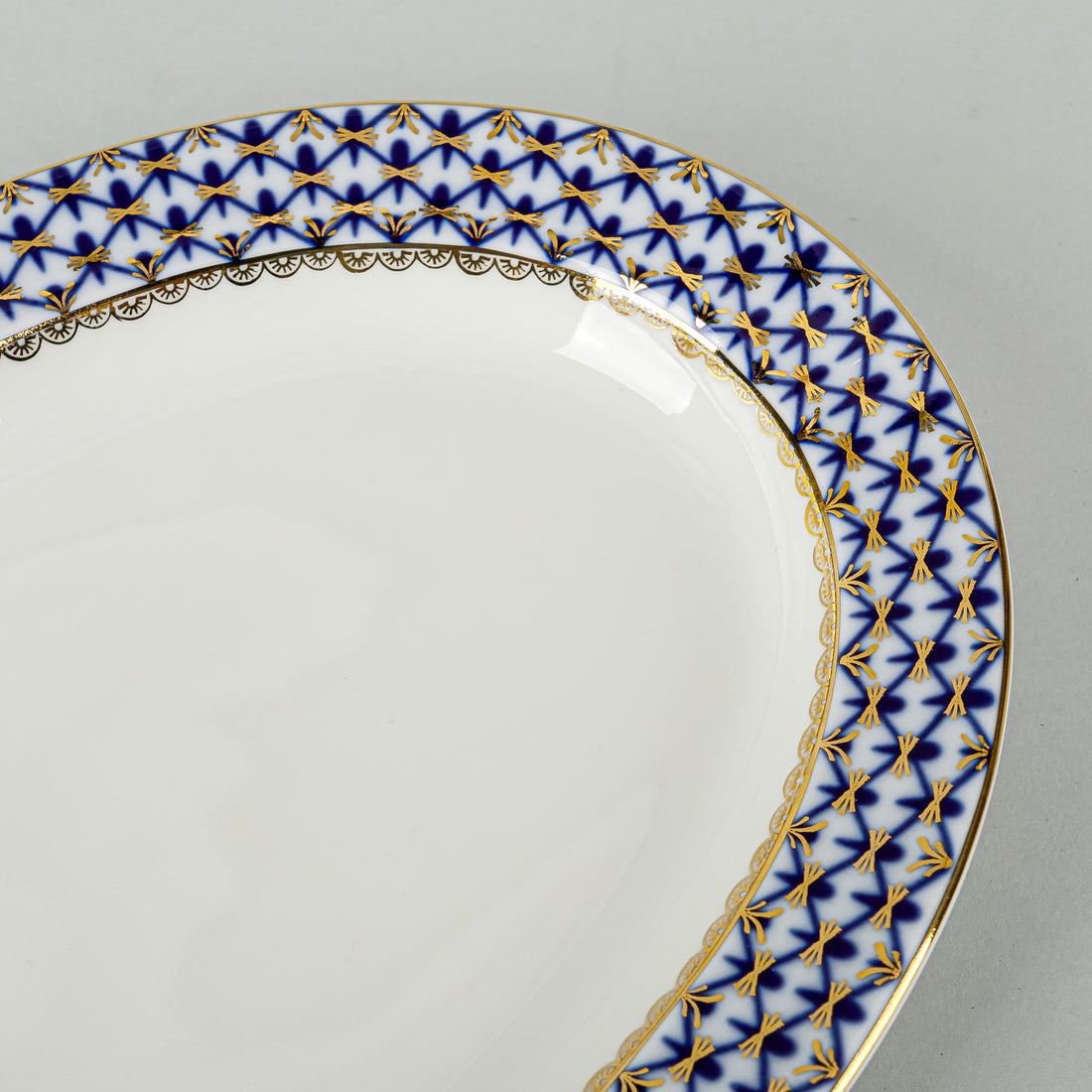 LOMONOSOV Cobalt Net Platter