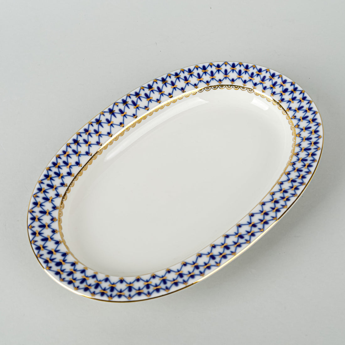 LOMONOSOV Cobalt Net Platter