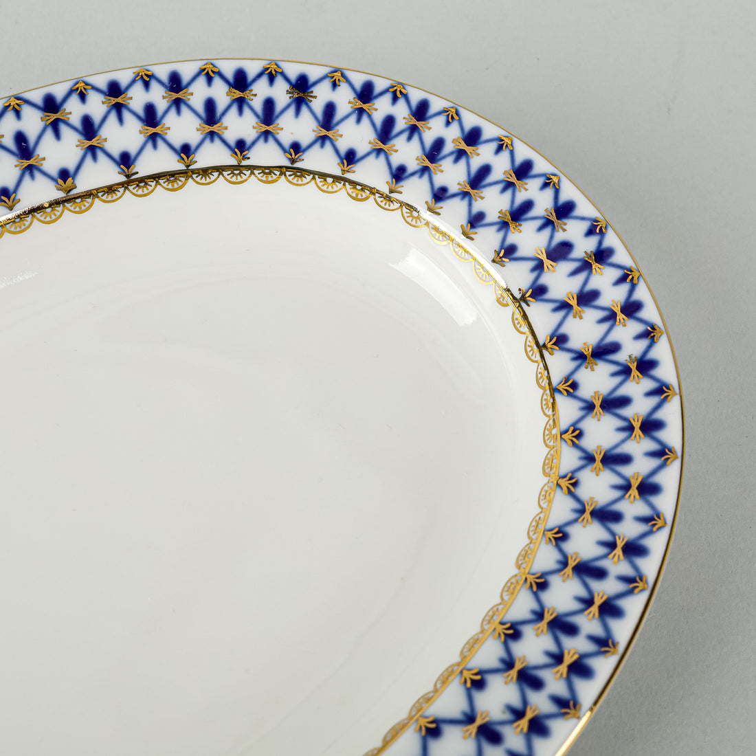 LOMONOSOV Cobalt Net Platter