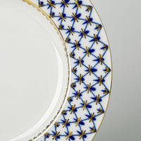 LOMONOSOV Cobalt Net Dinner Plates Set Of 4