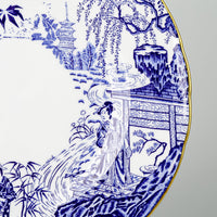 ROYAL CROWN DERBY Mikado Dinner Plates Set Of 2