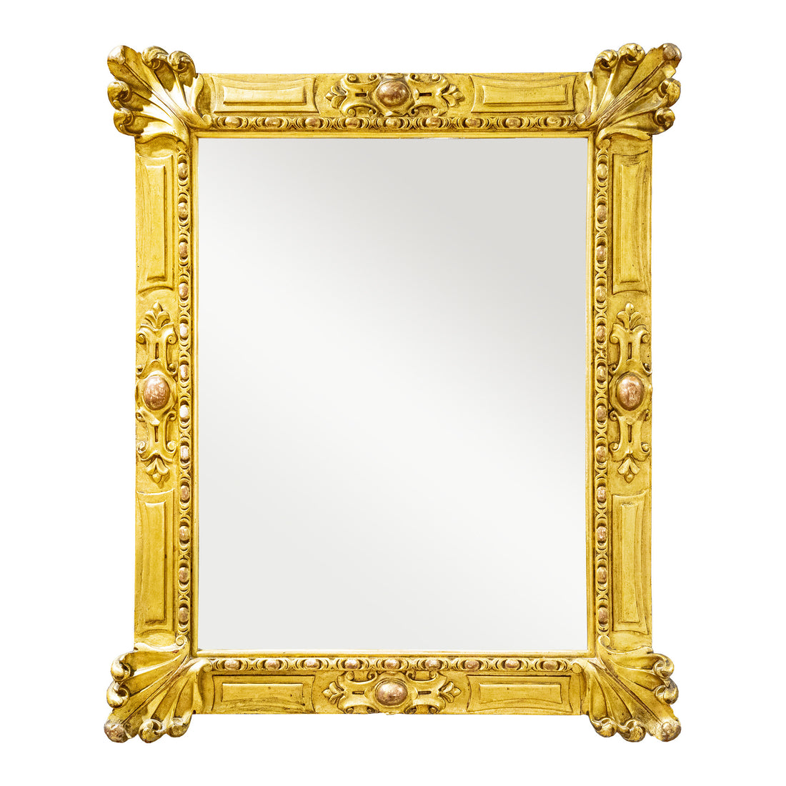 Vintage Gilt Mirror Shell Motif