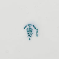 ROYAL CROWN DERBY Peacock Blue Dessert/Tea Plates Set of 6
