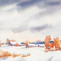 Pauline Holancin Kulha (Canadian 1933-2023) Winter Landscape