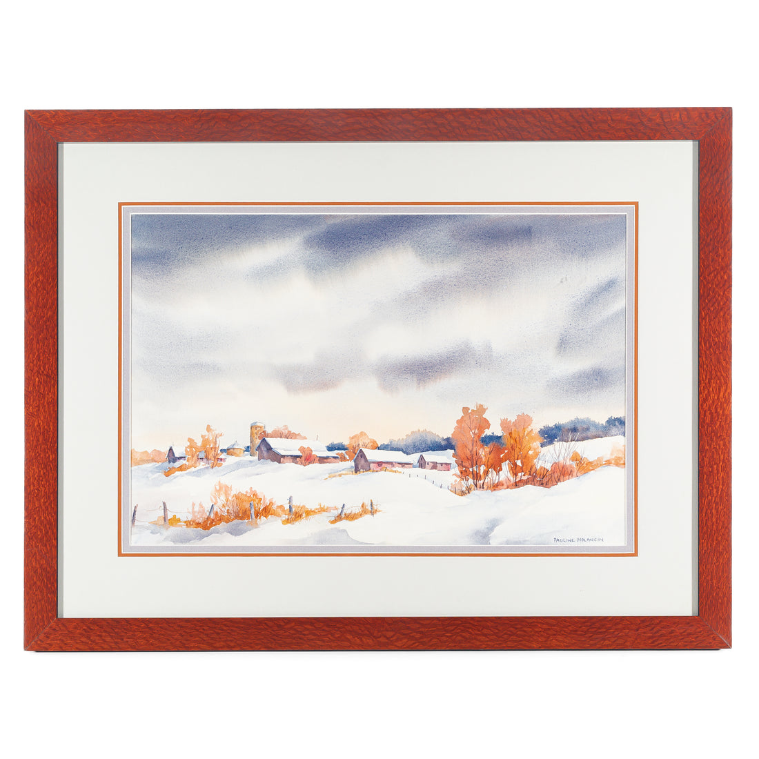 Pauline Holancin Kulha (Canadian 1933-2023) Winter Landscape
