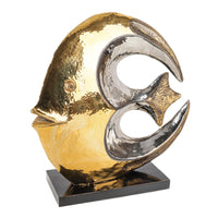 PAOLO GRANCHI Metal Decor Fish Sculpture
