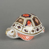 ROYAL CROWN DERBY Paperweight Turtle