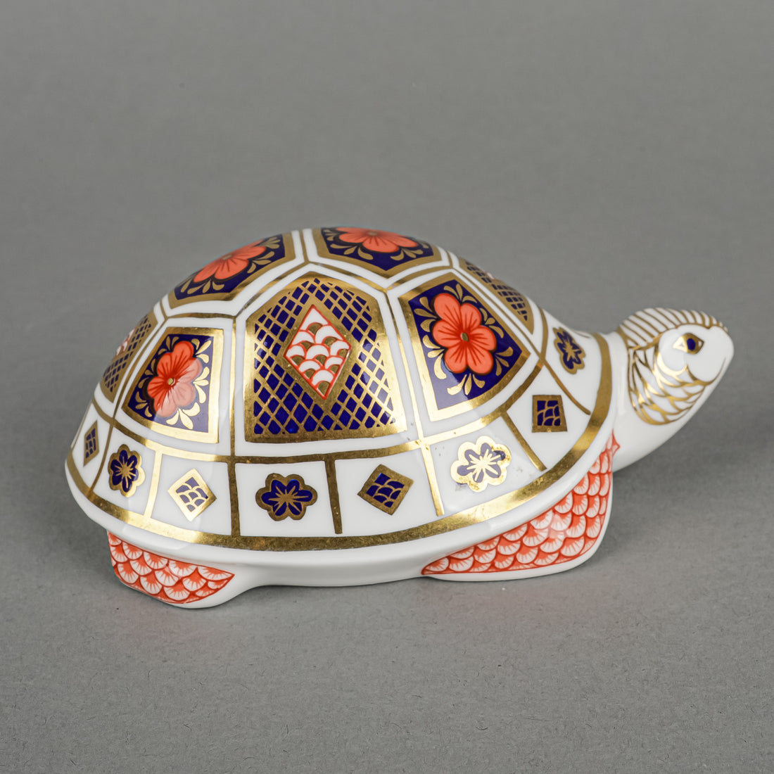 ROYAL CROWN DERBY Paperweight Turtle