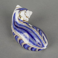 ROYAL CROWN DERBY Paperweight Arctic Fox