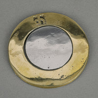 DAVID MARSHALL Brutalist Bronze And Aluminum Round Coasters - Set Of 6
