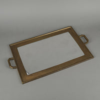 DAVID MARSHALL Brutalist Bronze And Aluminum Tray