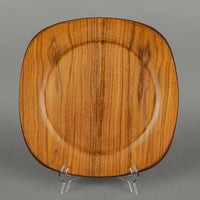 DANSK Wood Company Teak Square Chargers Set Of 4