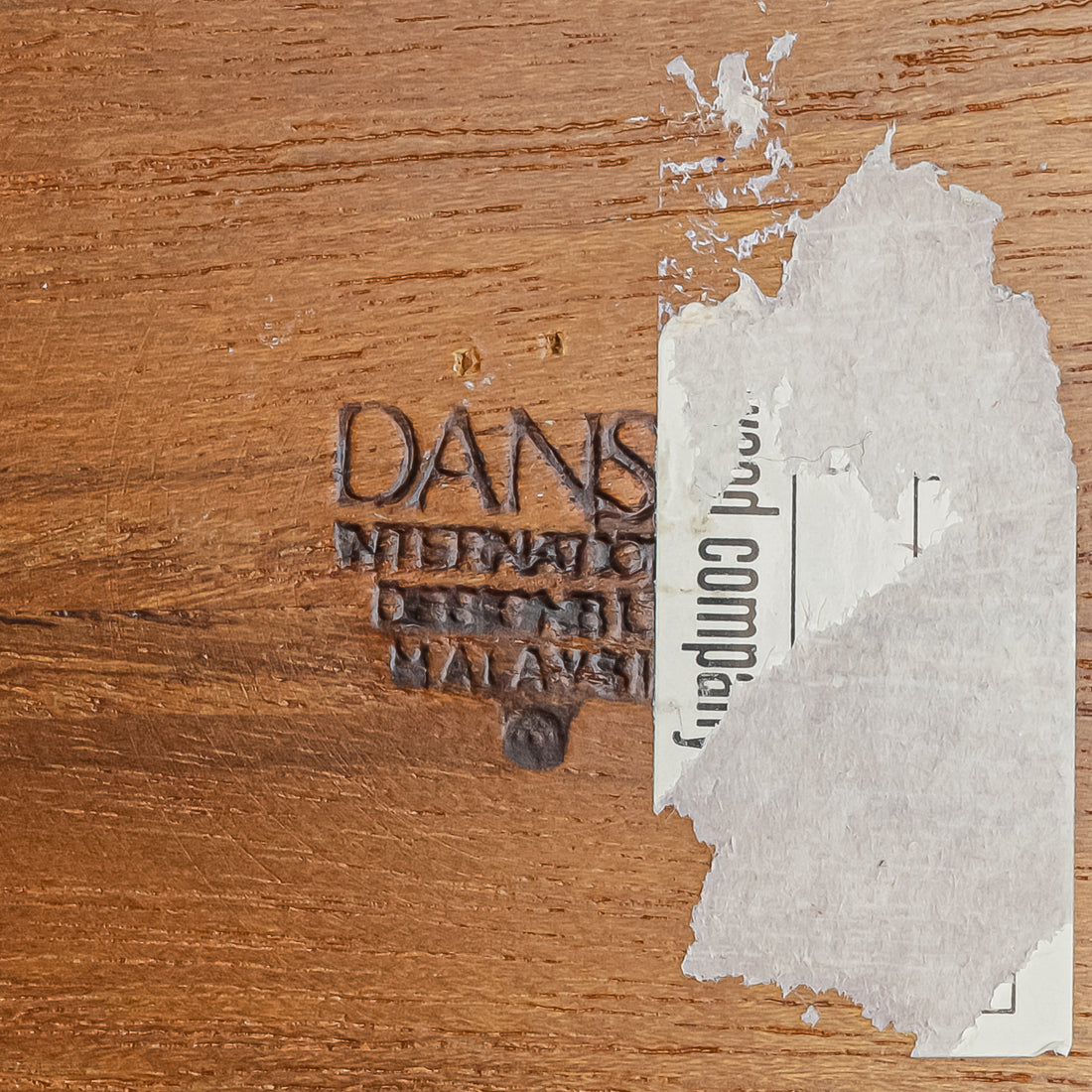 DANSK Wood Company Teak Square Chargers Set Of 4