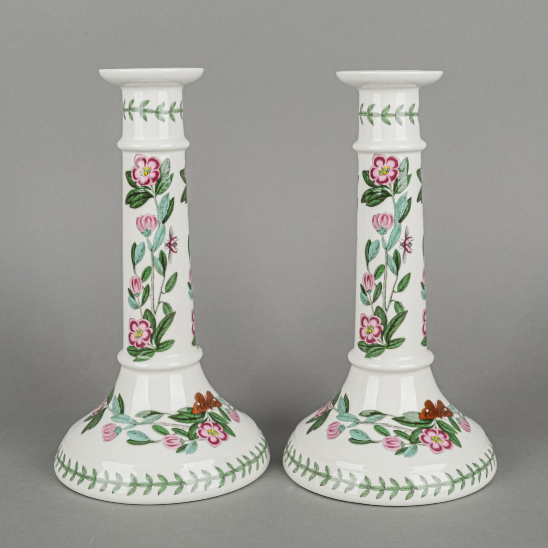 PORTMEIRION Botanic Garden Candlesticks Set of 2