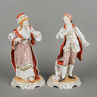CARL THIEME Dresden Figurines Man 9298XS & Woman 9289XS