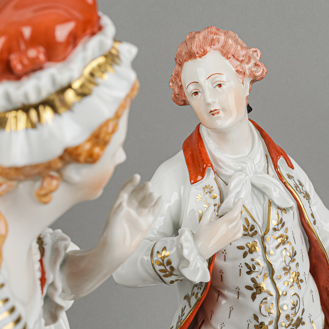 CARL THIEME Dresden Figurines Man 9298XS & Woman 9289XS