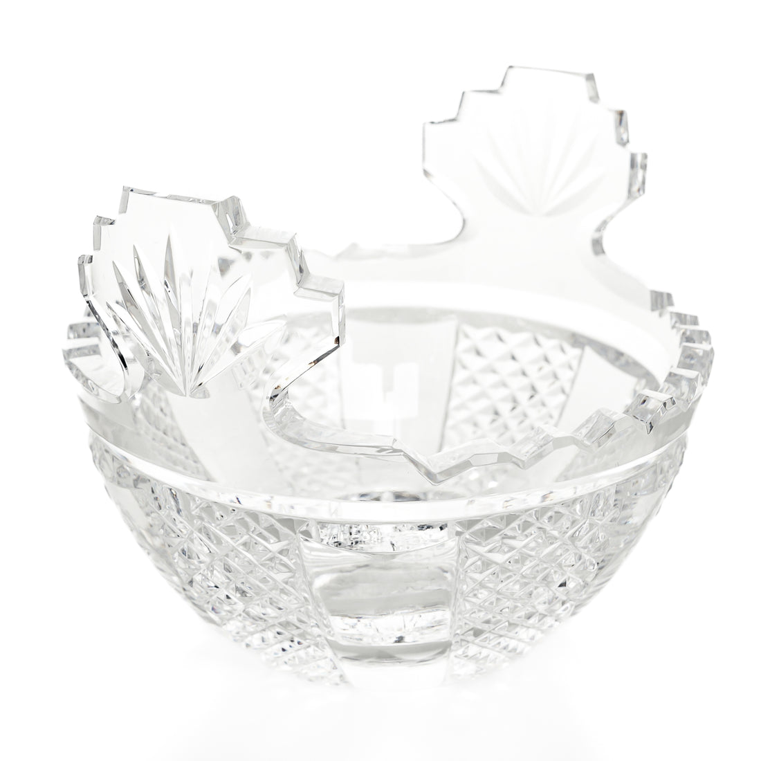 WATERFORD Hibernia Crystal Butter Tub
