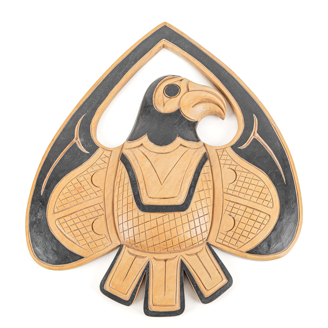 Artie George (Burrard Nation BC 1970) Eagle H14"xW12"