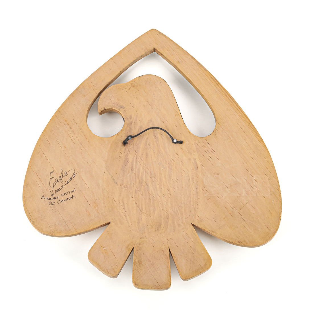 Artie George (Burrard Nation BC 1970) Eagle H14"xW12"