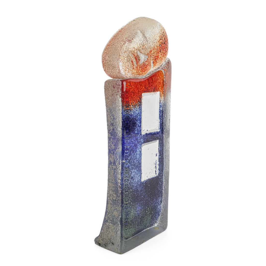 Sylvie Belanger (Canadian 1951-2020) Sand Cast Studio Glass