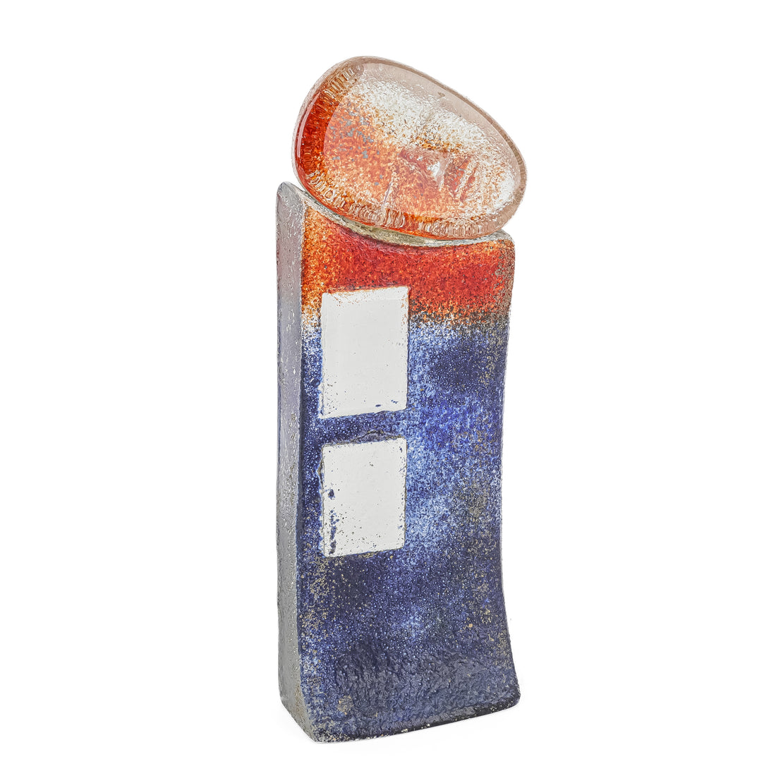 Sylvie Belanger (Canadian 1951-2020) Sand Cast Studio Glass