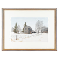 Attributed to Michael French (Canadian 1951) "Lindsay Farm House"