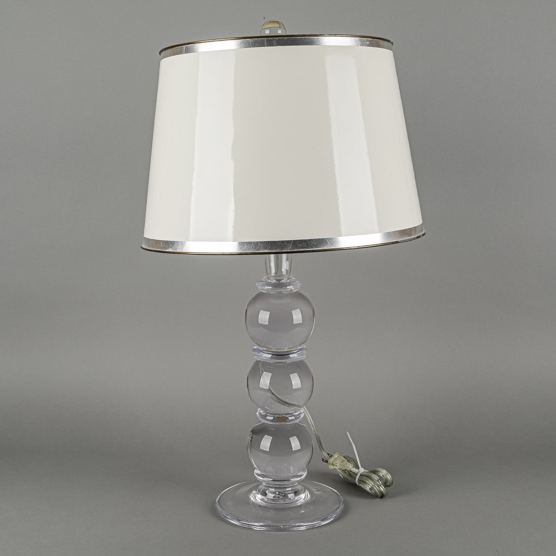 SIMON PEARCE Hartland Blown Glass Lamps w/Shades Set of 2