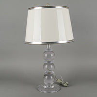 SIMON PEARCE Hartland Blown Glass Lamps w/Shades Set of 2